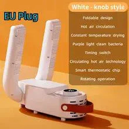 Iawesome New Good Intelligent Shoe Dryer Quick Drying Deodorizing Sterilizing Adjustable Timer Household Shoe Warmer and Heater